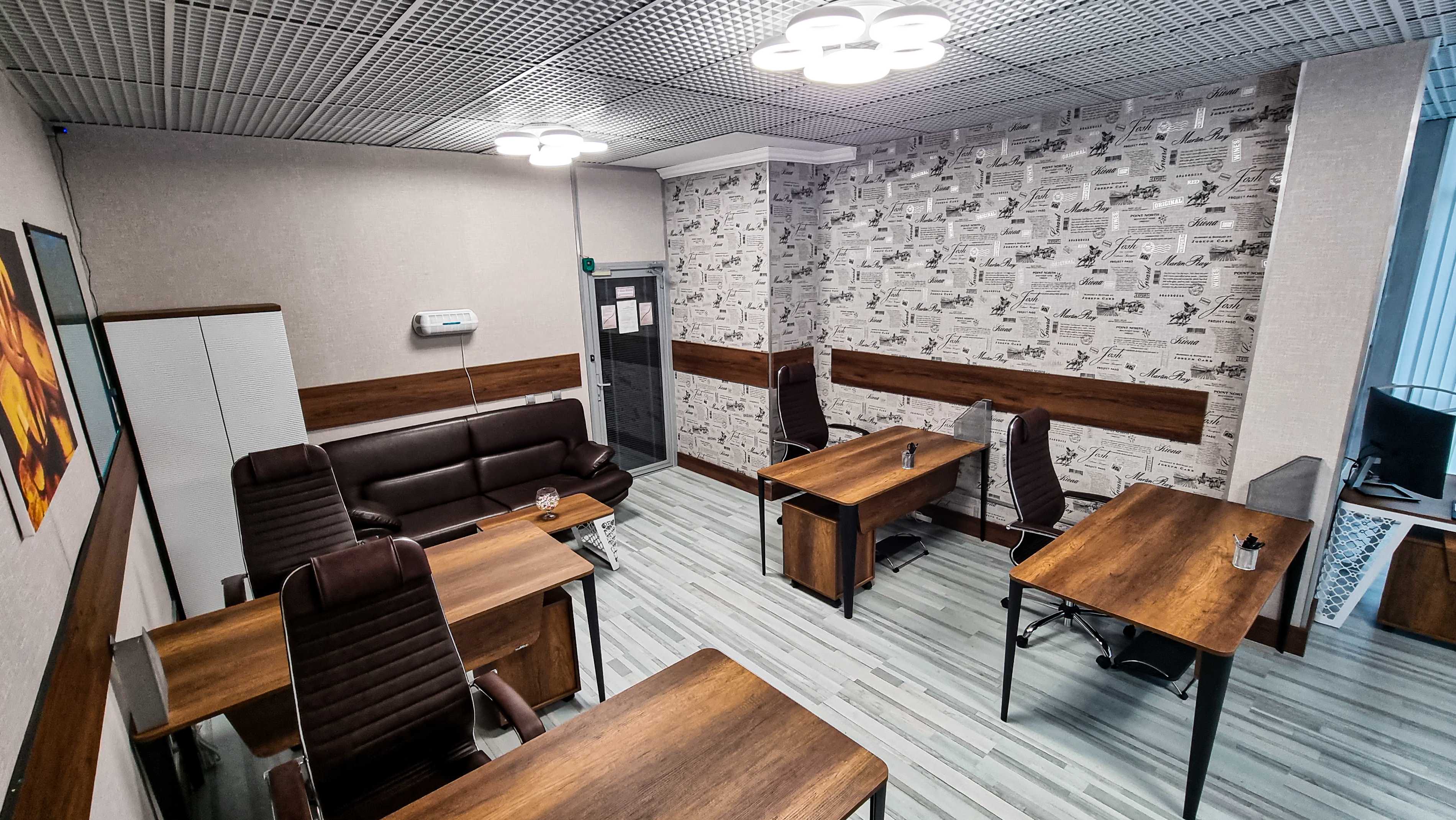 интерьер просторного офиса в Бизнес-центре